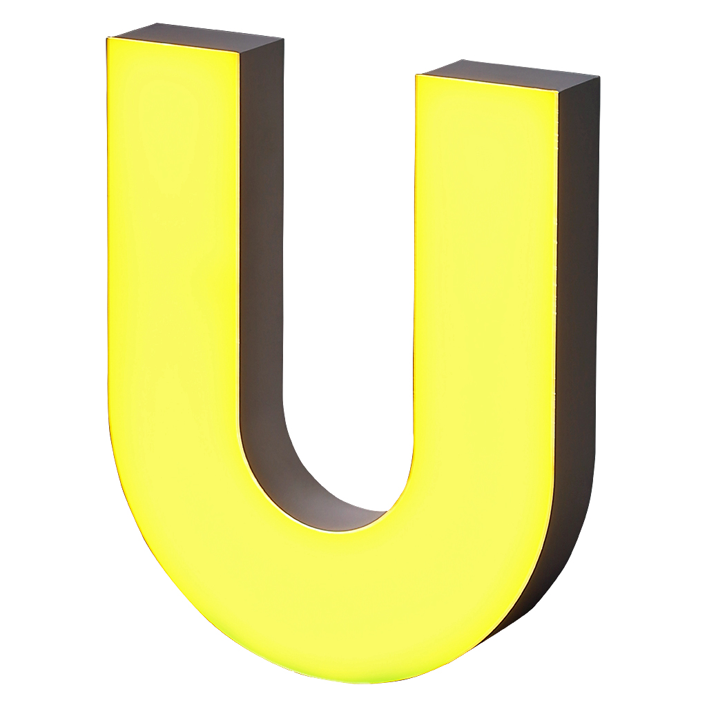LED single letters for indoor & outdoor use