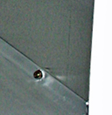 Rückwand aus Alu