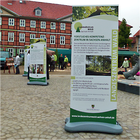 Landeszentrum Wald Sachen-Anhalt - Roll Up Outdoor mit digital bedruckten PVC Vollplanen (2015)