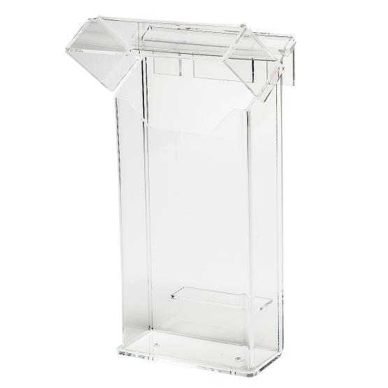 Kunststoff Prospektbox DIN A4 29,7x21 cm 