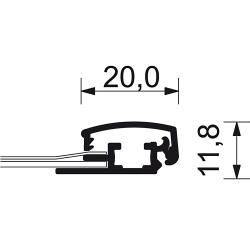 Klapprahmen DIN A2 Gehrung 20mm Profil