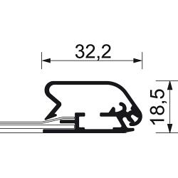 Klapprahmen DIN A3 Gehrung 32mm Profil