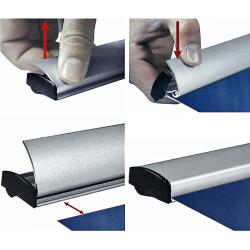 RollUp Premium 100x230 doppelseitig ohne Druck