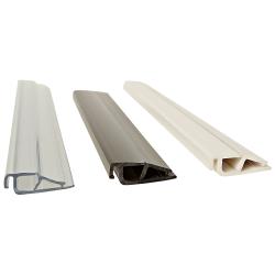 Poster Rail Plastic 18mm profile black up to 3000mm