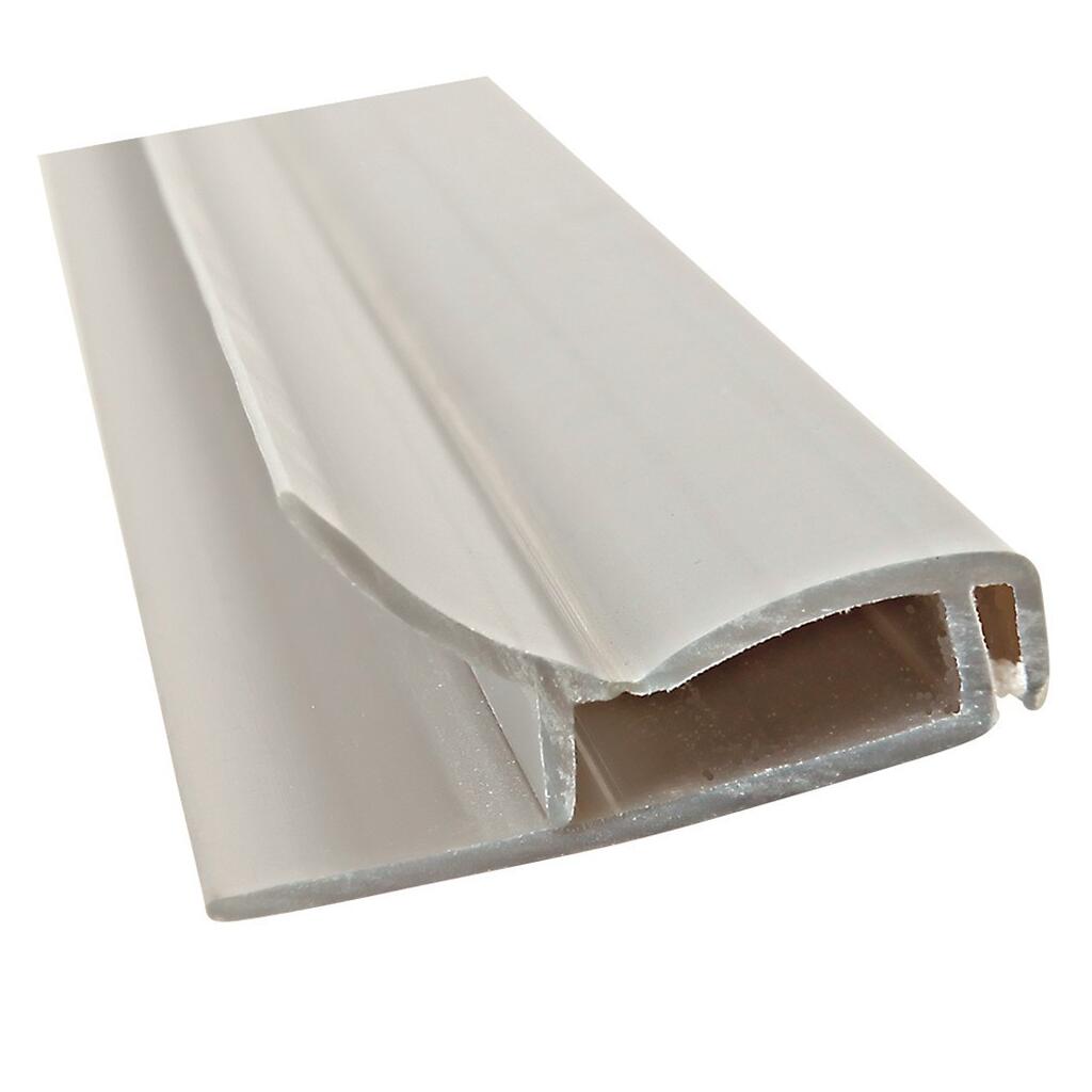 Posterschiene Kunststoff 28mm Profil Alusilber bis 3000mm