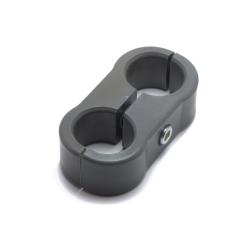 PVC Double Pipe Connector for 26.7 mm Round Profiles and...