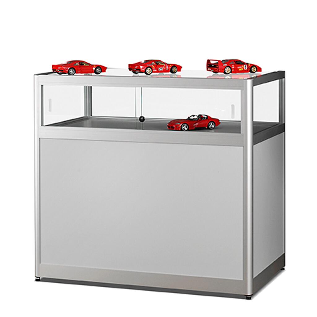 Tischvitrine Mailand mit Sockel