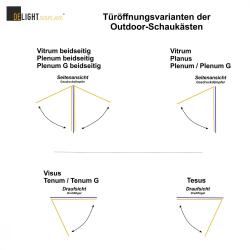 Schaukasten PLENUM 210 EB beidseitig