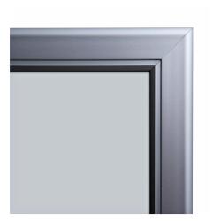 Schaukasten für Speisekarten in Schwarz