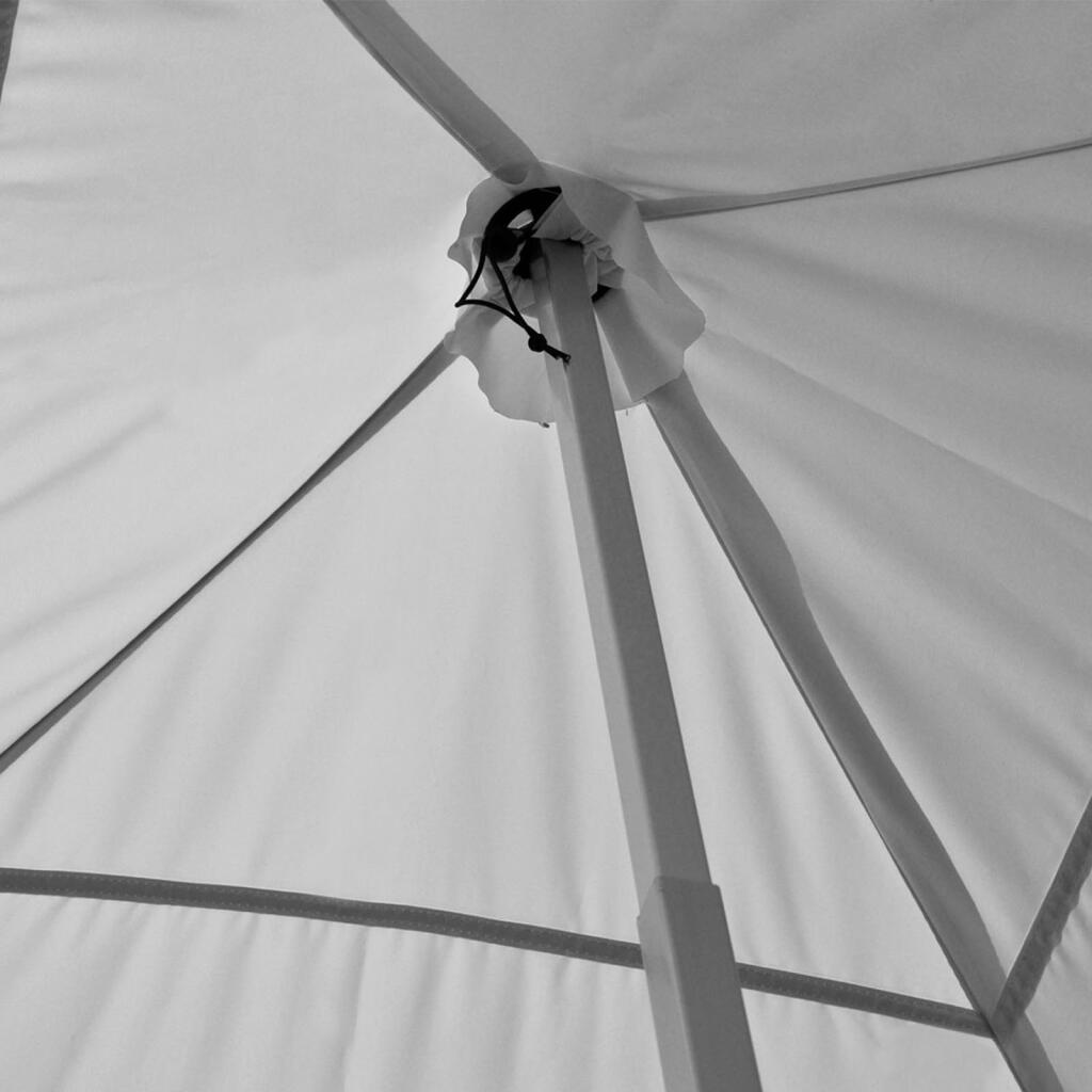 Faltpavillon 300 6.0 x 3.0 m mit Dach in Standardfarbe
