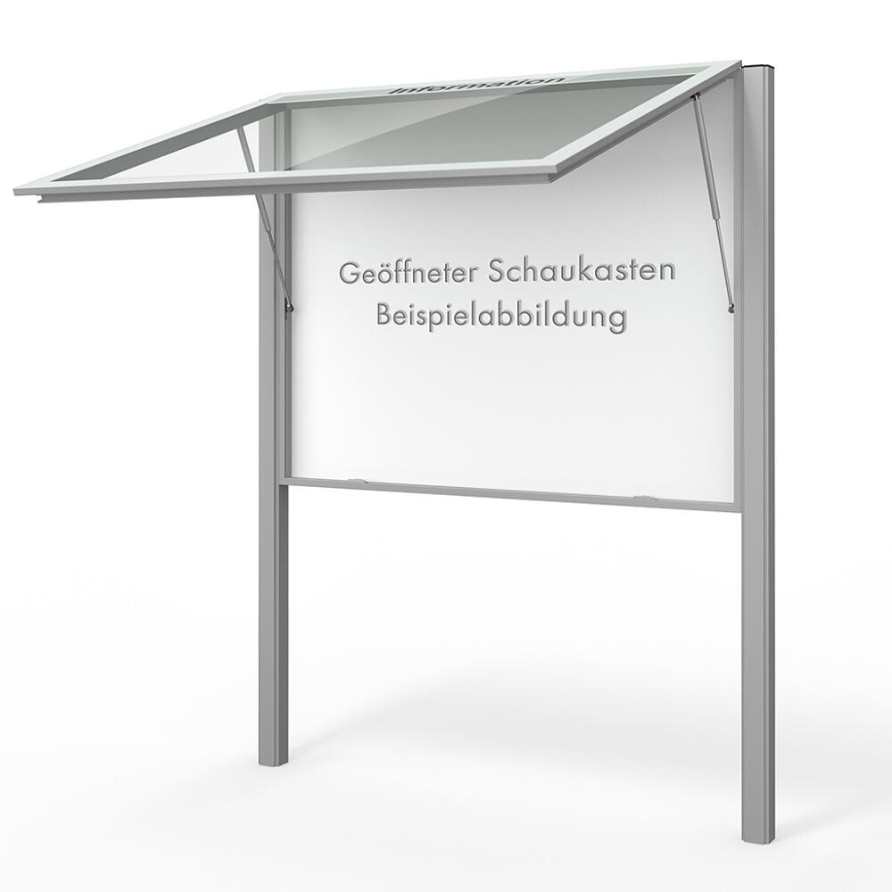 Schaukasten VITRUM mit Standbeinen