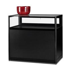 Tischvitrine Porto staubdicht mit Unterschrank