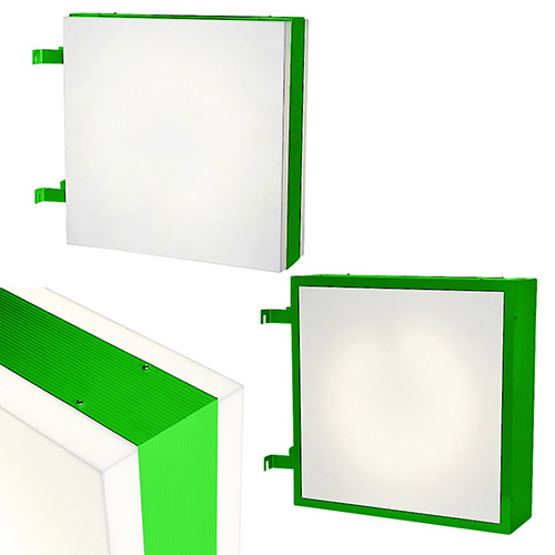 outdoor light boxes in RAL color